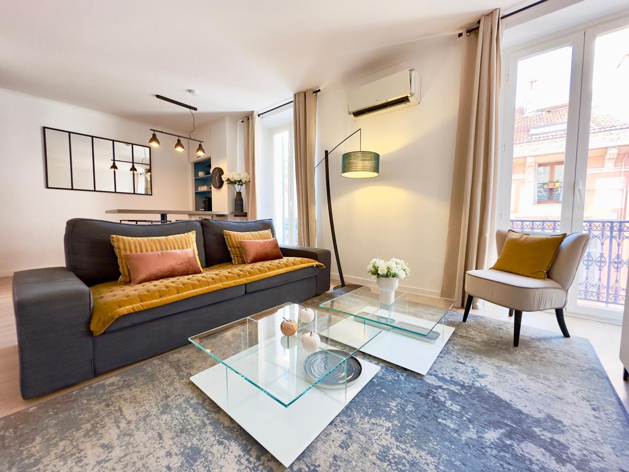 Luxueux 3 Pieces 80M2 - 2Ch - 2 Sdb - 1Mn Beach Croisette Cannes Luaran gambar