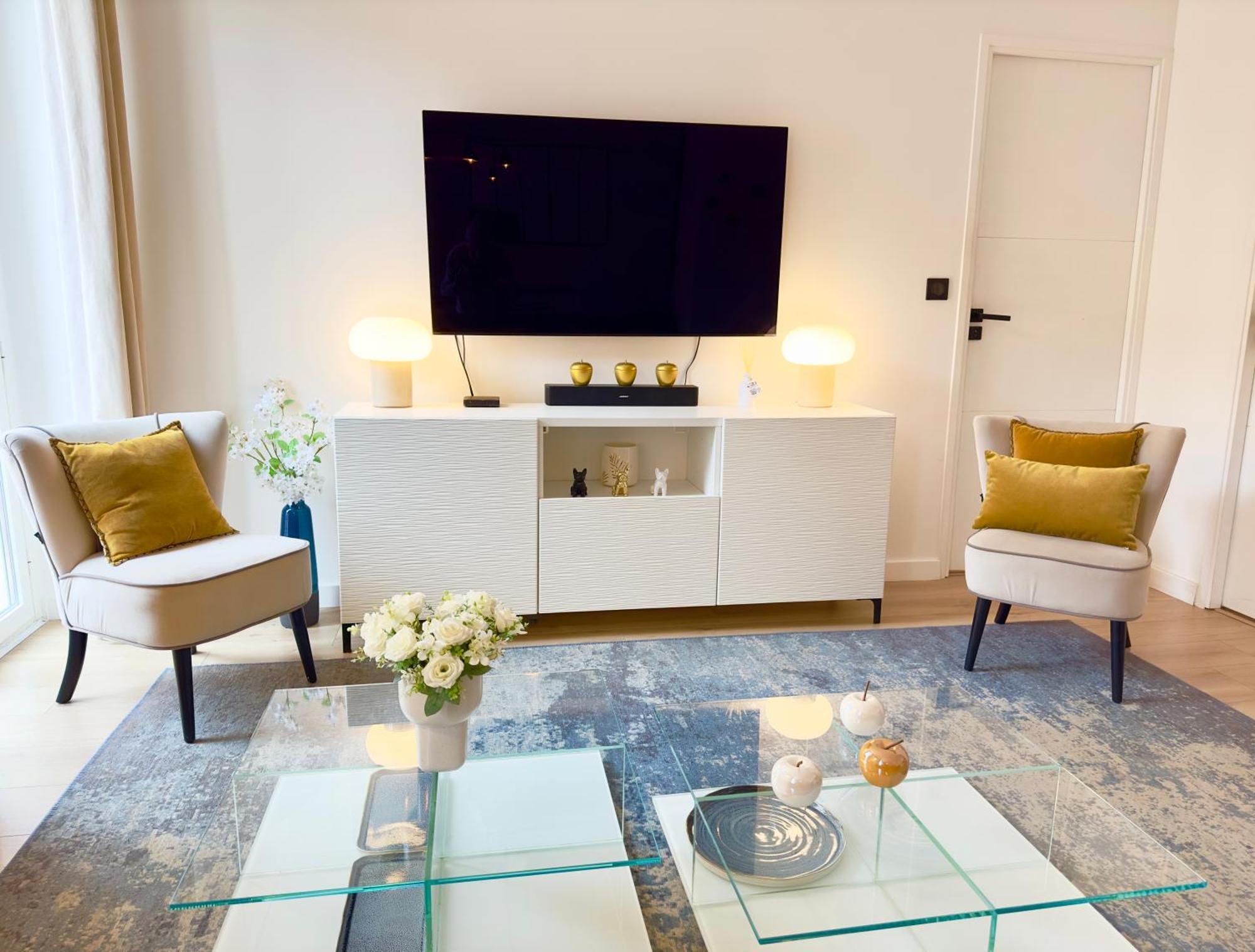 Luxueux 3 Pieces 80M2 - 2Ch - 2 Sdb - 1Mn Beach Croisette Cannes Luaran gambar